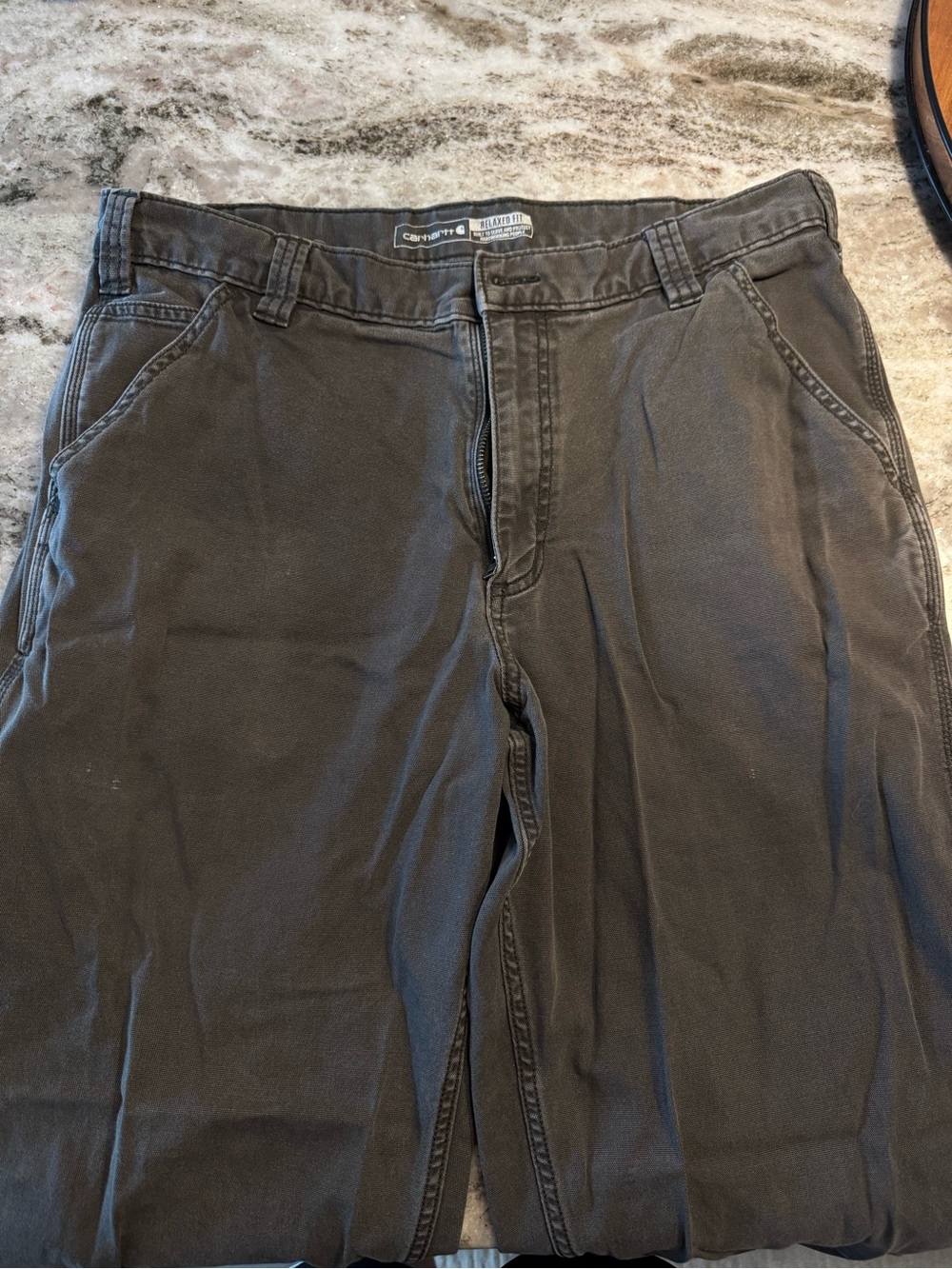 Carhartt Men's Dark Gray Cargo Pants
